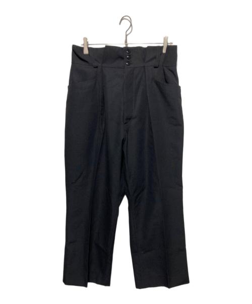 Maison Margiela（メゾンマルジェラ）Maison Margiela (メゾンマルジェラ) ウールトラウザーズ ブラック サイズ:48の古着・服飾アイテム