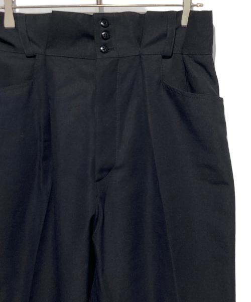 Maison Margiela（メゾンマルジェラ）Maison Margiela (メゾンマルジェラ) ウールトラウザーズ ブラック サイズ:48の古着・服飾アイテム