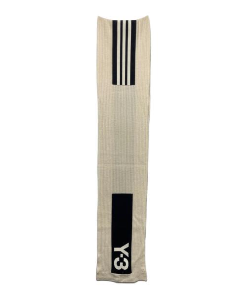 Y-3（ワイスリー）Y-3 (ワイスリー) LOGO SCARF ロゴ スカーフ アイボリーの古着・服飾アイテム