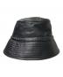 MONCLER GENIUS (モンクレール ジーニアス) J.W.ANDERSON (ジェイダブリューアンダーソン) レザーバケットハット ブラック：27000円