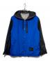 Champion（チャンピオン）の古着「レザー切替コーチジャケット」｜ブルー