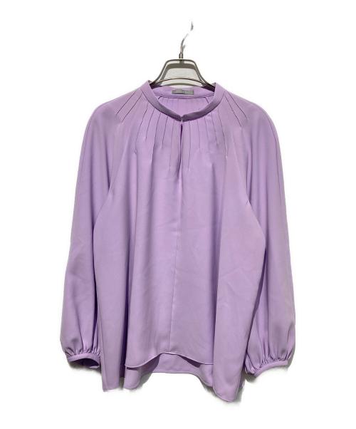 theory luxe（セオリーリュクス）theory luxe (セオリーリュクス) ピンタックブラウス パープル サイズ:38の古着・服飾アイテム