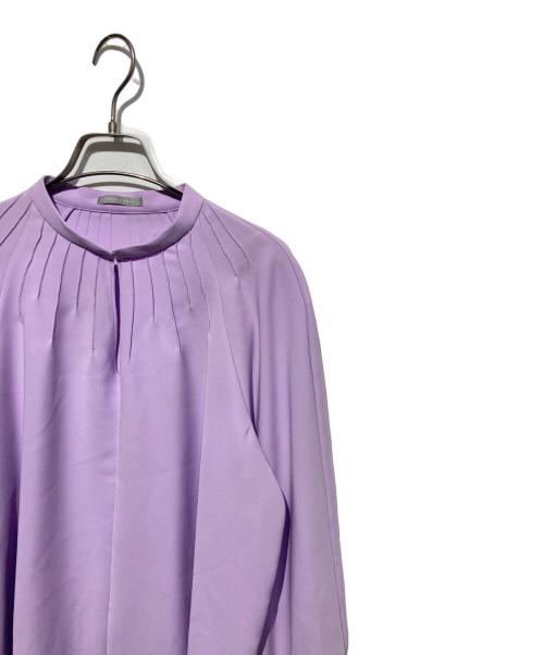 theory luxe（セオリーリュクス）theory luxe (セオリーリュクス) ピンタックブラウス パープル サイズ:38の古着・服飾アイテム