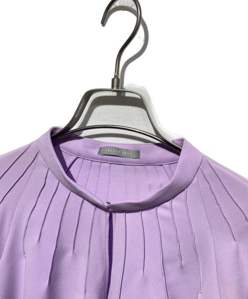 theory luxe（セオリーリュクス）theory luxe (セオリーリュクス) ピンタックブラウス パープル サイズ:38の古着・服飾アイテム