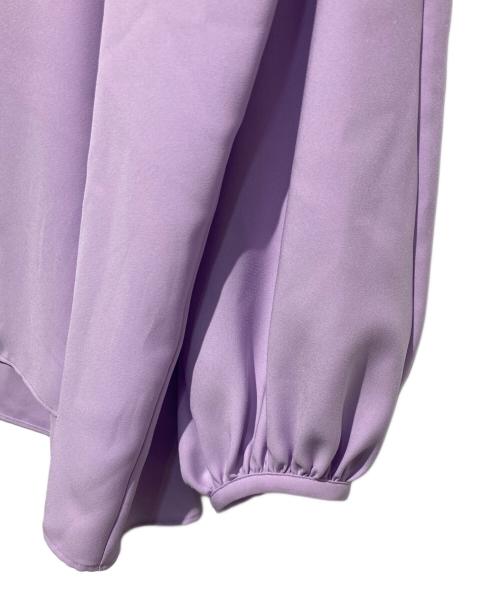 theory luxe（セオリーリュクス）theory luxe (セオリーリュクス) ピンタックブラウス パープル サイズ:38の古着・服飾アイテム