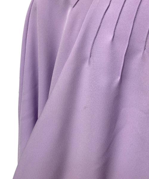 theory luxe（セオリーリュクス）theory luxe (セオリーリュクス) ピンタックブラウス パープル サイズ:38の古着・服飾アイテム