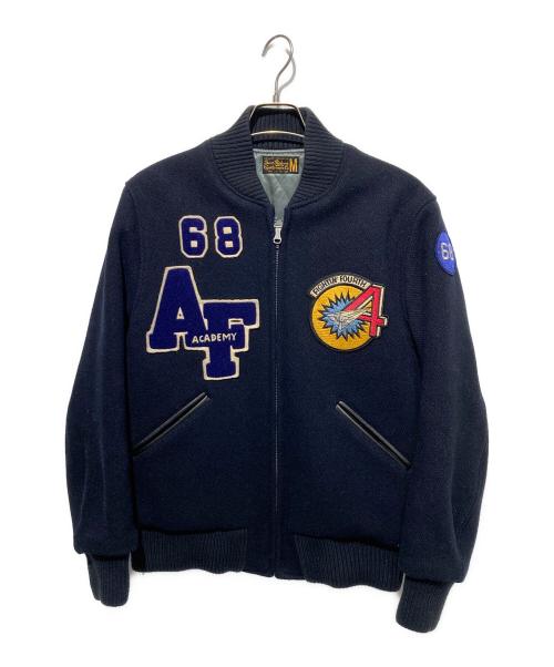 BUZZ RICKSON'S（バズリクソンズ）BUZZ RICKSON'S (バズリクソンズ) 30oz.ウールメルトンアカデミージャケット ネイビー サイズ:Mの古着・服飾アイテム