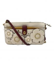COACH（コーチ）の古着「ノア ポップアップショルダーバック」｜ベージュ