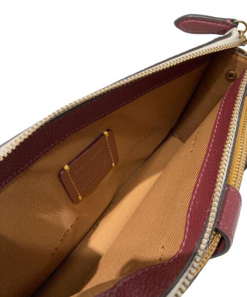 COACH（コーチ）COACH (コーチ) ノア ポップアップショルダーバック ベージュの古着・服飾アイテム