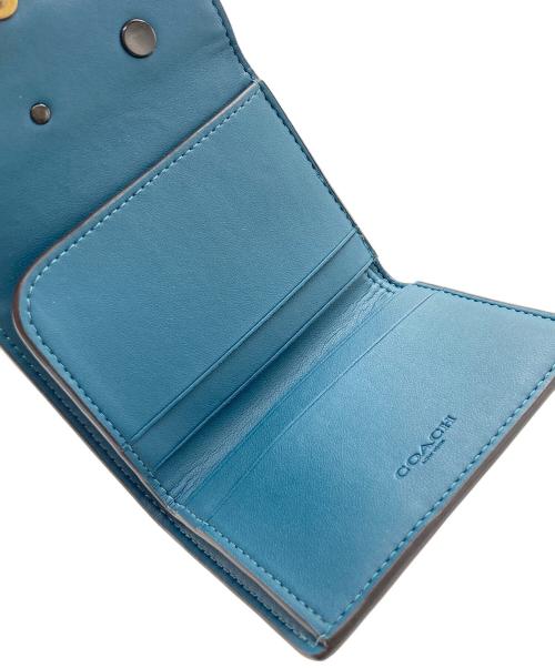 COACH（コーチ）COACH (コーチ) エッセンシャル カード ホルダー ウォレット グリーンの古着・服飾アイテム