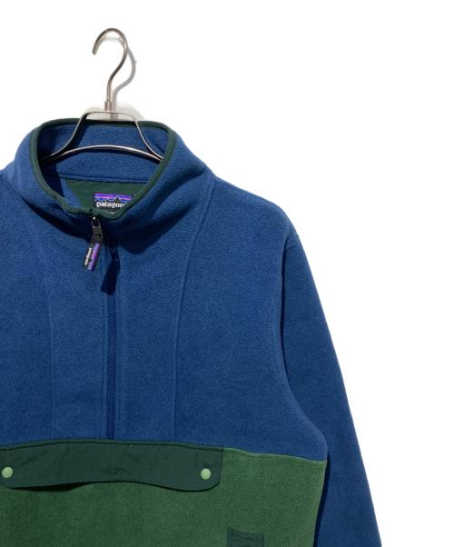 Patagonia（パタゴニア）Patagonia (パタゴニア) シンチラ・アノラック ブルー×グリーン サイズ:Mの古着・服飾アイテム