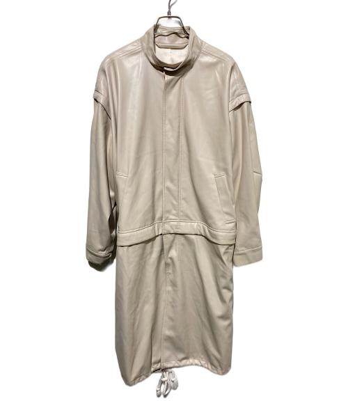 MAISON SPECIAL（メゾンスペシャル）MAISON SPECIAL (メゾンスペシャル) ヴィーガンレザーモッズコート ベージュ サイズ:FREEの古着・服飾アイテム