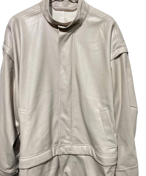 MAISON SPECIAL（メゾンスペシャル）MAISON SPECIAL (メゾンスペシャル) ヴィーガンレザーモッズコート ベージュ サイズ:FREEの古着・服飾アイテム