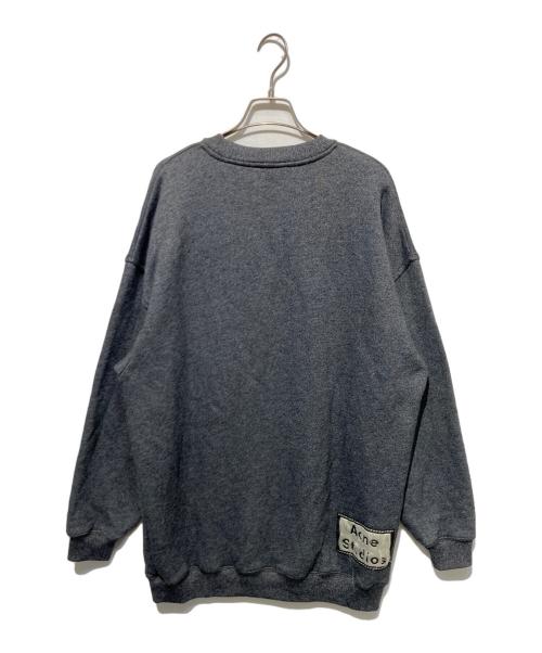 Acne studios（アクネ ストゥディオズ）ACNE STUDIOS (アクネ ストゥディオズ) オーバーサイズスウェット グレー サイズ:XSの古着・服飾アイテム