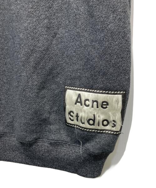 Acne studios（アクネ ストゥディオズ）ACNE STUDIOS (アクネ ストゥディオズ) オーバーサイズスウェット グレー サイズ:XSの古着・服飾アイテム