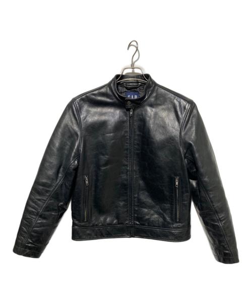 GAP（ギャップ）GAP (ギャップ) レザージャケット ブラック サイズ:XXSの古着・服飾アイテム