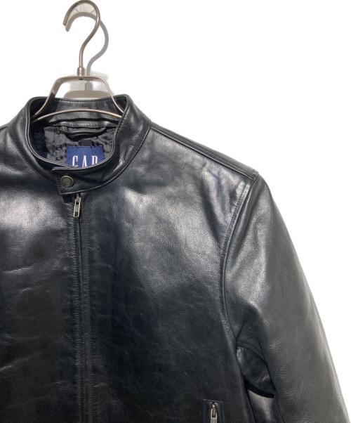 GAP（ギャップ）GAP (ギャップ) レザージャケット ブラック サイズ:XXSの古着・服飾アイテム