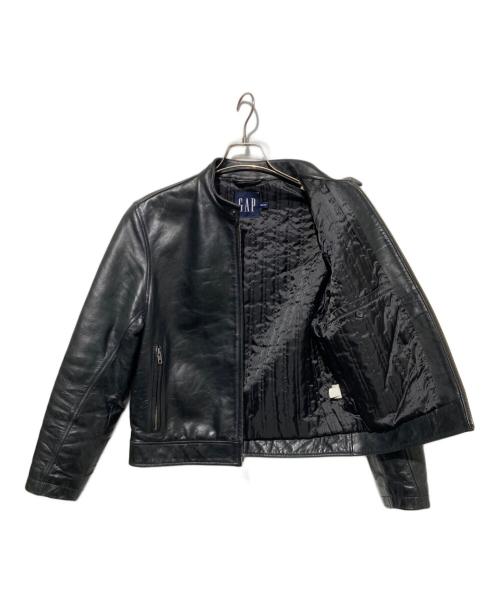 GAP（ギャップ）GAP (ギャップ) レザージャケット ブラック サイズ:XXSの古着・服飾アイテム