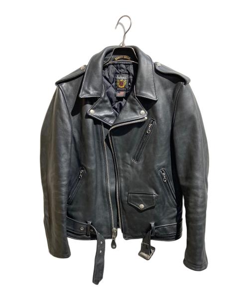 Schott（ショット）Schott (ショット) ワンスター ダブルライダースジャケット ブラック サイズ:36の古着・服飾アイテム