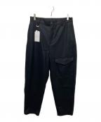 SOPHNET.ソフネット）の古着「LIGHT MELTON WOOL ROYAL NAVY PANTS」｜ブラック