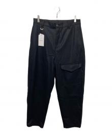 SOPHNET.（ソフネット）の古着「LIGHT MELTON WOOL ROYAL NAVY PANTS」｜ブラック