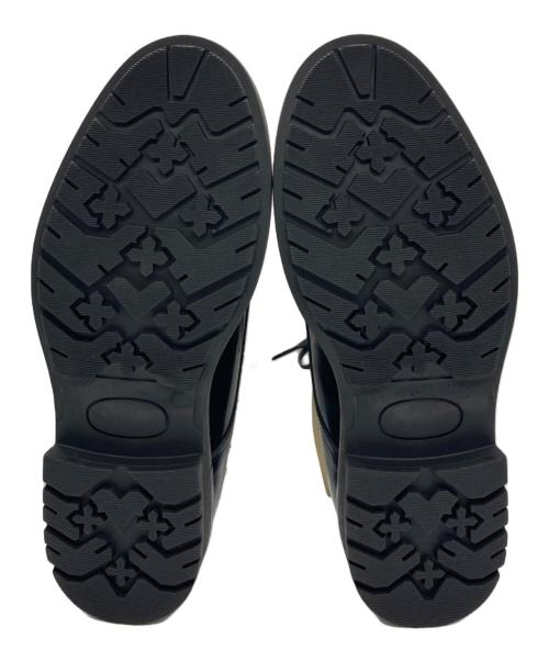 PUBLIC TOKYO（パブリックトウキョウ）PUBLIC TOKYO (パブリックトウキョウ) SCOTCHGARD レザープレーントゥシューズ ブラック サイズ:2 未使用品の古着・服飾アイテム