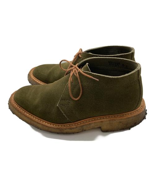 Tricker's（トリッカーズ）Tricker's (トリッカーズ) チャッカーブーツ カーキ サイズ:8の古着・服飾アイテム