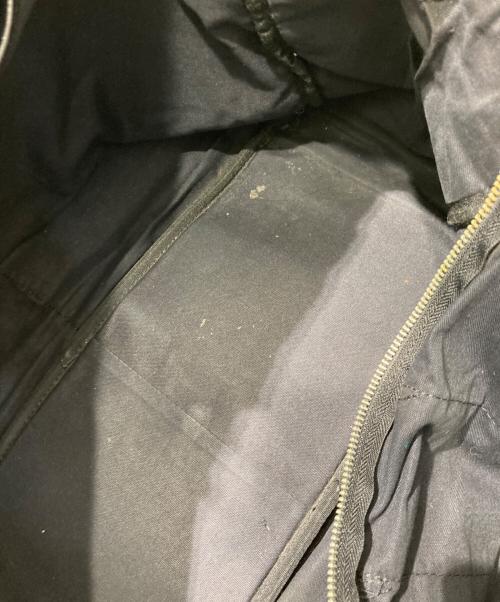 Yohji Yamamoto pour homme（ヨウジヤマモト プールオム）Yohji Yamamoto pour homme (ヨウジヤマモト プールオム) レザーボストンバッグ ブラックの古着・服飾アイテム