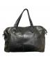 Yohji Yamamoto pour homme (ヨウジヤマモト プールオム) レザーボストンバッグ ブラック：22000円