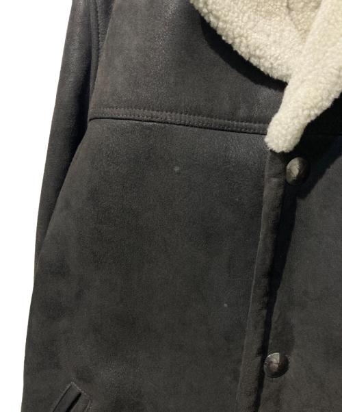 Ron Herman（ロンハーマン）Ron Herman (ロンハーマン) コンチョボタンムートンコート ブラック サイズ:Ｌの古着・服飾アイテム