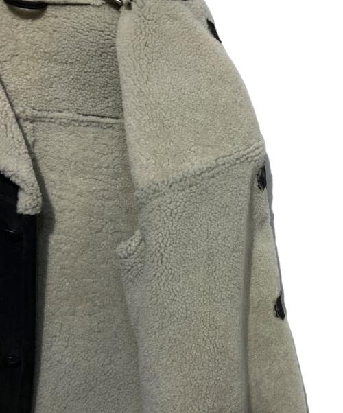 Ron Herman（ロンハーマン）Ron Herman (ロンハーマン) コンチョボタンムートンコート ブラック サイズ:Ｌの古着・服飾アイテム