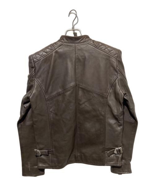 G-STAR RAW（ジースターロゥ）G-STAR RAW (ジースターロゥ) EDLAレザージャケット ブラウン サイズ:Mの古着・服飾アイテム