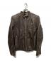 G-STAR RAW（ジースターロゥ）の古着「EDLAレザージャケット」｜ブラウン