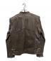 G-STAR RAW (ジースターロゥ) EDLAレザージャケット ブラウン サイズ:M：10000円