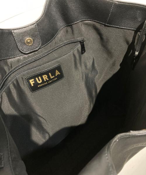 FURLA（フルラ）FURLA (フルラ) FLOW トートバッグ ブラックの古着・服飾アイテム