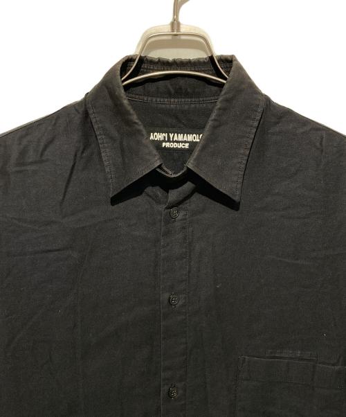 Yohji Yamamoto pour homme（ヨウジヤマモト プールオム）Yohji Yamamoto pour homme (ヨウジヤマモト プールオム) パリコレクションスタッフロングシャツ ブラック サイズ:Lの古着・服飾アイテム