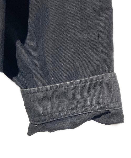 Yohji Yamamoto pour homme（ヨウジヤマモト プールオム）Yohji Yamamoto pour homme (ヨウジヤマモト プールオム) パリコレクションスタッフロングシャツ ブラック サイズ:Lの古着・服飾アイテム