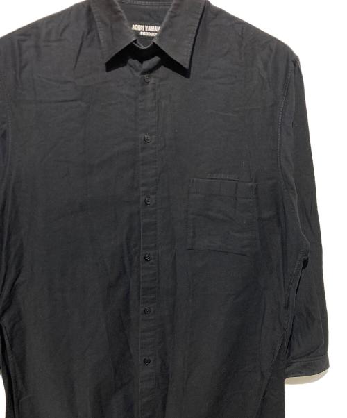 Yohji Yamamoto pour homme（ヨウジヤマモト プールオム）Yohji Yamamoto pour homme (ヨウジヤマモト プールオム) パリコレクションスタッフロングシャツ ブラック サイズ:Lの古着・服飾アイテム