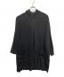 yohji yamamoto+Noir（ヨウジヤマモトプリュスノアール）の古着「フーデッドロングカットソー」｜ブラック