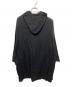 yohji yamamoto+Noir (ヨウジヤマモトプリュスノアール) フーデッドロングカットソー ブラック サイズ:2：15000円