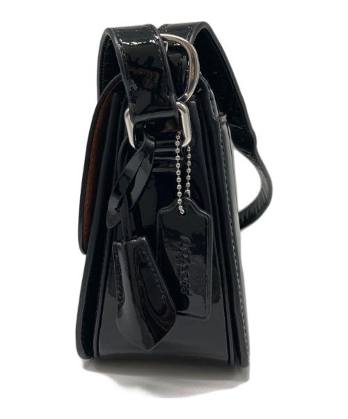 COACH（コーチ）COACH (コーチ) ストゥディオ パテントレザーショルダーバッグ ブラックの古着・服飾アイテム