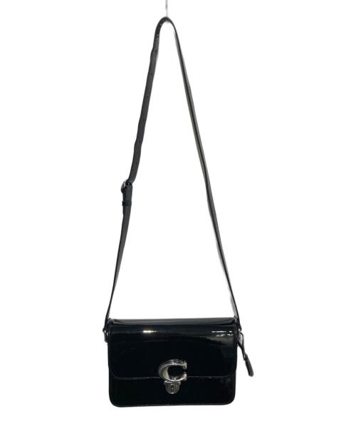 COACH（コーチ）COACH (コーチ) ストゥディオ パテントレザーショルダーバッグ ブラックの古着・服飾アイテム