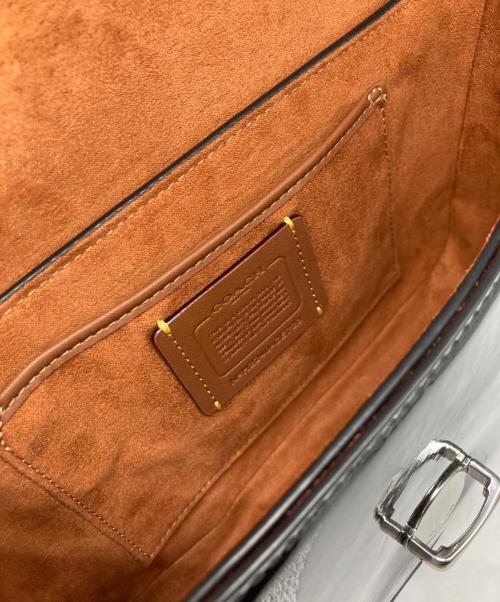 COACH（コーチ）COACH (コーチ) ストゥディオ パテントレザーショルダーバッグ ブラックの古着・服飾アイテム