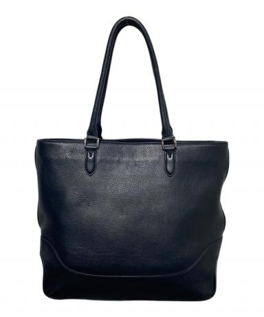 【人気】PELLE MORBIDA ペッレモルビダ レザートートバッグ ネイビー 中古・古着通販】PELLE MORBIDA (ペッレモルビダ) レザートートバッグ