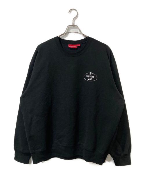 SUPREME（シュプリーム）Supreme (シュプリーム) Crest Crewneck スウェット ブラック サイズ:XLの古着・服飾アイテム