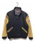 GAME SPORTSWEAR（ゲームスポーツウェア）の古着「袖レザースタジャン」｜ブラック