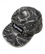 SUPREMEシュプリーム）の古着「H.R. Giger Camp Cap / エイチ・アール・ギーガー キャンプ キャップ」｜ブラック
