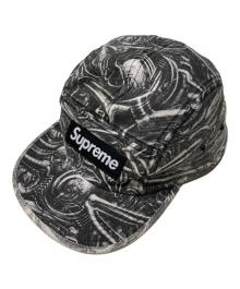 SUPREME（シュプリーム）の古着「H.R. Giger Camp Cap / エイチ・アール・ギーガー キャンプ キャップ」｜ブラック