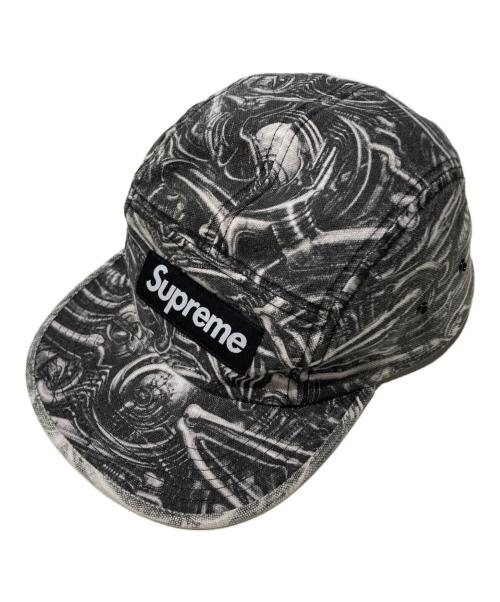 SUPREME（シュプリーム）Supreme (シュプリーム) H.R. Giger Camp Cap / エイチ・アール・ギーガー キャンプ キャップ ブラックの古着・服飾アイテム