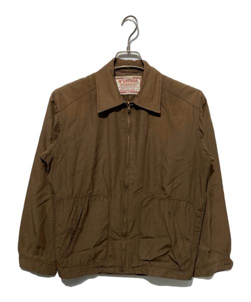 McGREGOR（マックレガー）McGREGOR (マックレガー) ドリズラージャケット ブラウン サイズ:36の古着・服飾アイテム